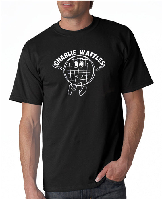Charlie Waffles T-shirt Inspired by two and a Half Men TV Show