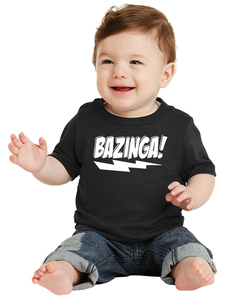 Bazinga! Infant T-Shirt inspired by Big Bang Theory