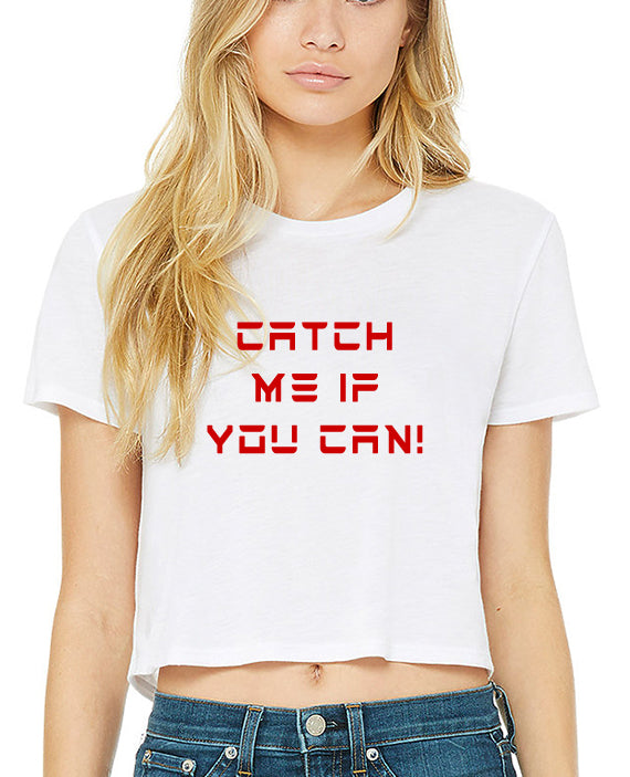 Catch Me if You Can Junior's Crop Top