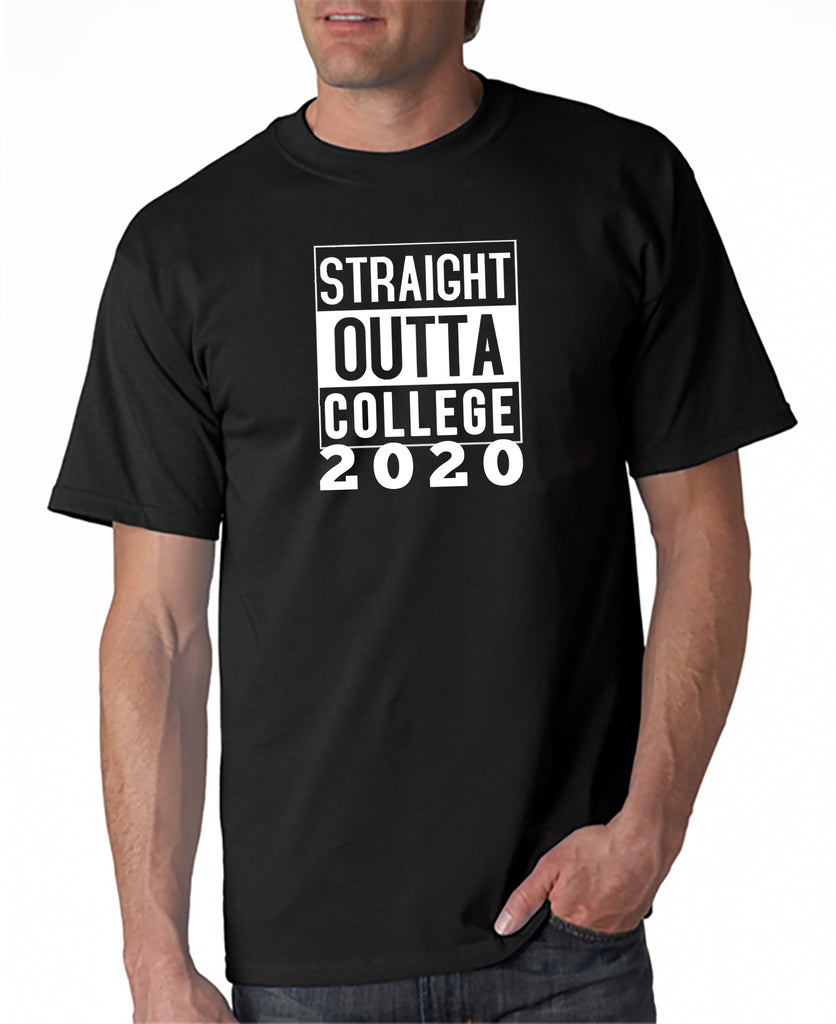 Straight Outta College 2020 - T-shirt Graduation