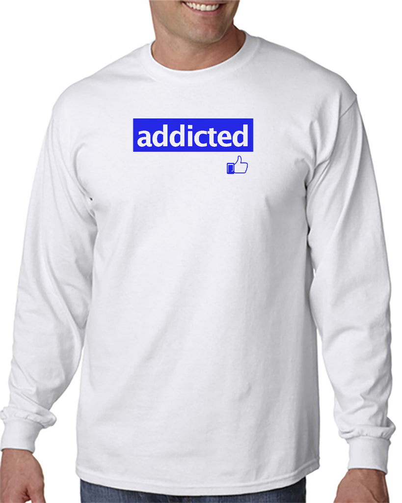 SALE |  Addicted to Facebook LS T-shirt