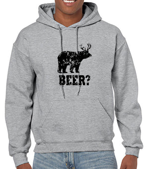 Bear + Deer = Beer Hoodie Sweatshirt