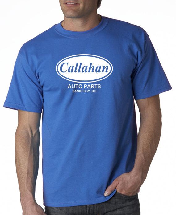 Urban Backwoods Callahan Auto Parts Uomo T-Shirt Blu Taglia S