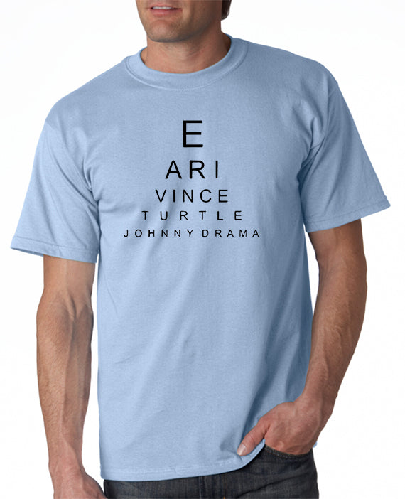 Entourage Eye Chart t-shirt