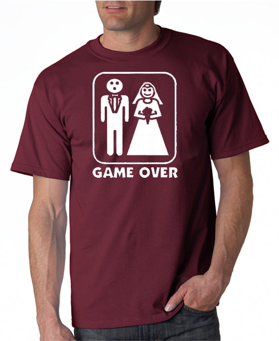 Game Over T-shirt Wedding Game Over T-shirt – DesignerTeez