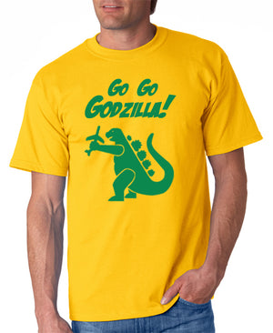 Go Go Godzilla T-Shirt Godzilla Blue Oyster Cult