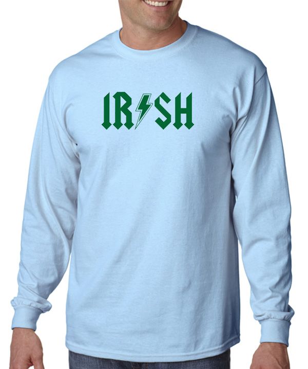 Irish T-shirt - AC/DC Style Irish Tshirt – DesignerTeez