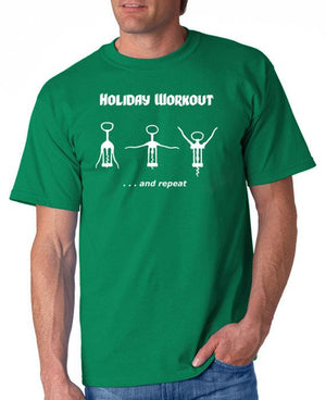 Holiday Wine Workout T-Shirt