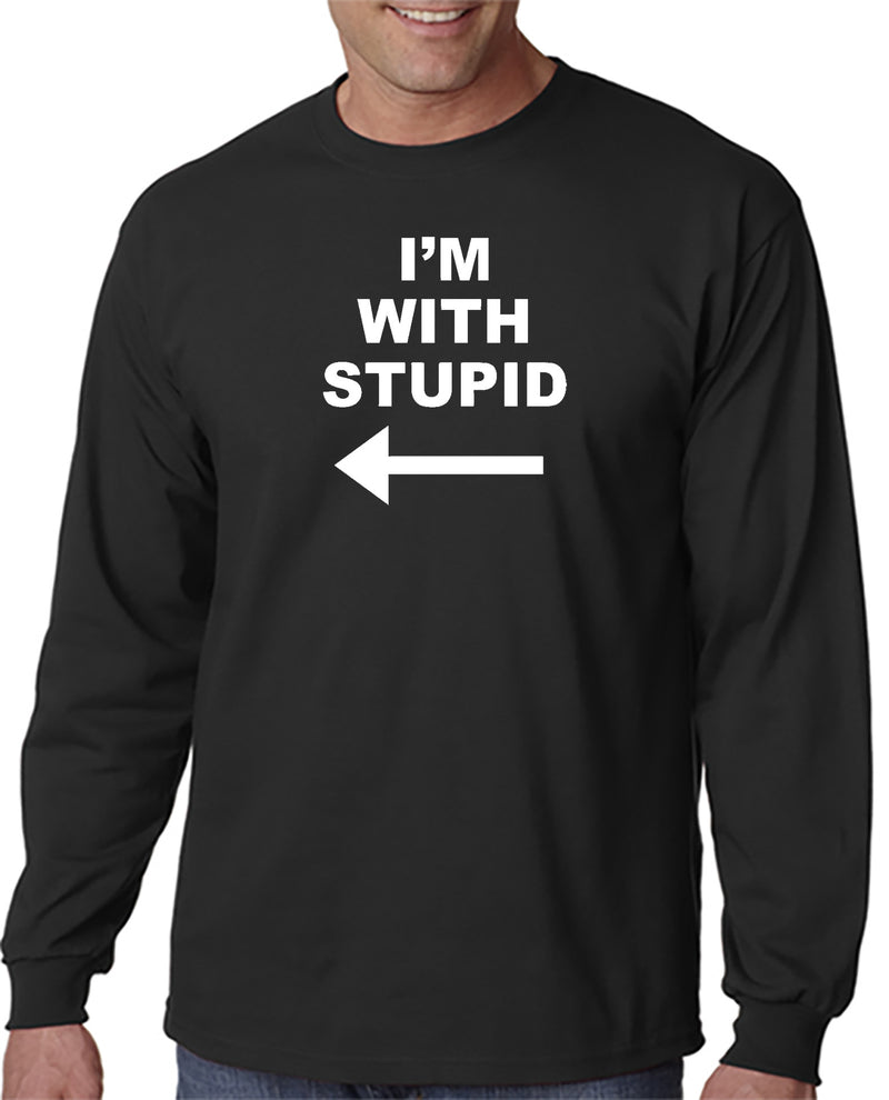 I'm With Stupid (next to me) T-shirt – DesignerTeez