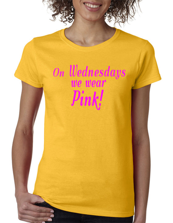 On Wednesday We Wear Pink Breast Cancer Mean Girls Jersey Pink Custom Name Baseball  Jersey Shirt