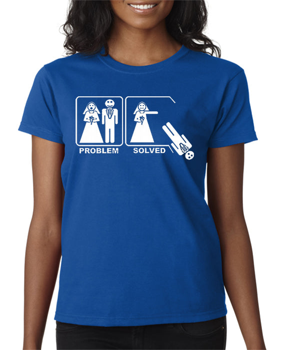 SALE | Problem Solved Bride Wedding Divorce T-shirt