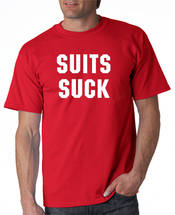 Suits Suck T-shirt - Shirtstore