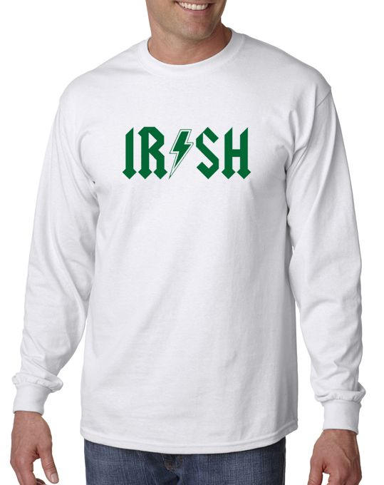 Irish T-shirt - AC/DC Style Irish Tshirt – DesignerTeez